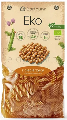 Makaron z ciecierzycy  świderek BIO 250g