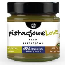 PISTACJOWELOVE - krem pistacjowy 45% (bez dod. cukru i bez oleju palm) 180g