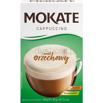 Mokate Cappuccino Orzech 160 G (20 G X 8)