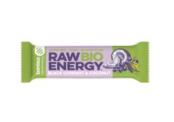 Bombus Bio Raw Baton Energy Bio Czarna Porzeczka-Kokos Bezgl. Bio 50 G