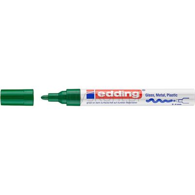 Edding Marker olejowy połyskujący e-750 2-4 mm, zielony [BIURO]