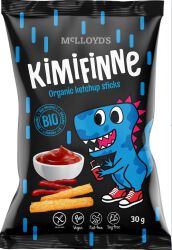 Kimifinne Chrupki Kukurydziane O Smaku Ketchupowym Bezgl. Bio 30 G