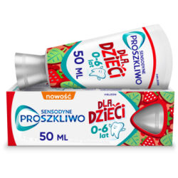 Sensodyne ProSzkliwo Dla Dzieci Pasta z fluorem do zębów chroniąca szkliwo do zębów mlecznych i stałych 0-6 lat, 50 ml