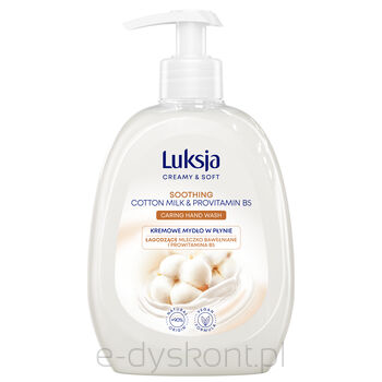 Luksja Mydło W Płynie Creamy Soft Kremowe Mleczko Bawełniane I Prowitamina B5 500 Ml