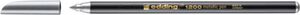 Edding Pisak metaliczny e-1200 1-3mm, srebrny