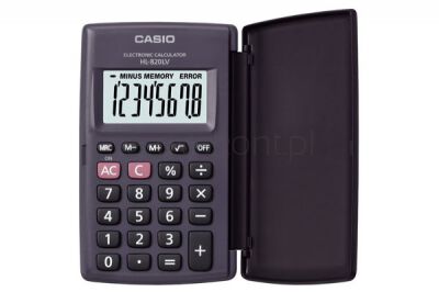 Casio  Kalkulator Kiesznkowy Hl-820Lv-B Bk, 8-Cyfrowy, 127X104Mm, Czarny, Box