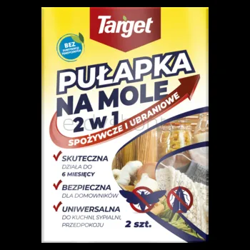 Pułapka Na Mole Spożywcze I Ubraniowe 2W1 2Szt Target