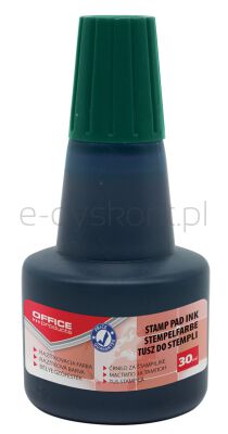 Office Products Tusz Do Pieczątek 30Ml, Zielony 