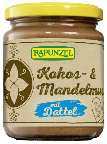 Krem Kokosowo - Migdałowy Z Daktylami Bio 250 G - Rapunzel [BIO]