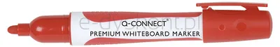 Q-Connect Marker Do Tablic Premium, Gum. Rękojeść, Okrągły, 2-3Mm (Linia), Czerwony