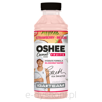 Oshee Vitamin Water Z Wodą Kokosową Truskawka-Melon 555Ml