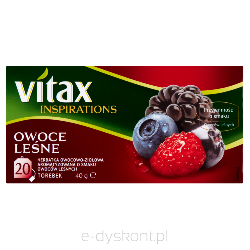 Vitax Herbata Inspiracje Owoce Leśne 20 Torebek