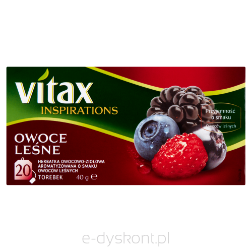 Vitax Herbata Inspiracje Owoce Leśne 20S