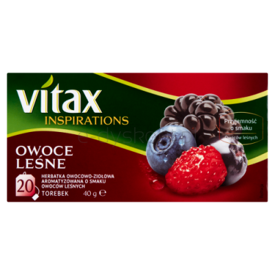 Vitax Herbata Inspiracje Owoce Leśne 20S