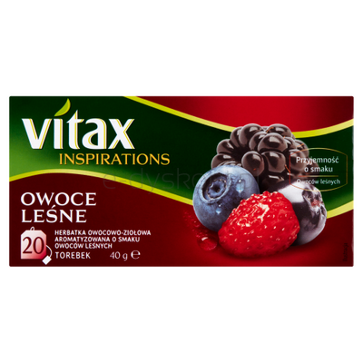 Vitax Herbata Inspiracje Owoce Leśne 20S