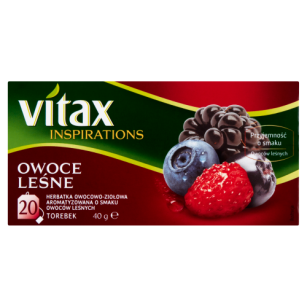 Vitax Herbata Inspiracje Owoce Leśne 20 Torebek