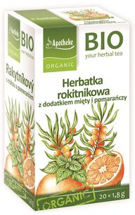 Herbatka Rokitnikowa Z Miętą I Pomarańczą Bio (20 X 1,8 G) 36 G - Apotheke [BIO]