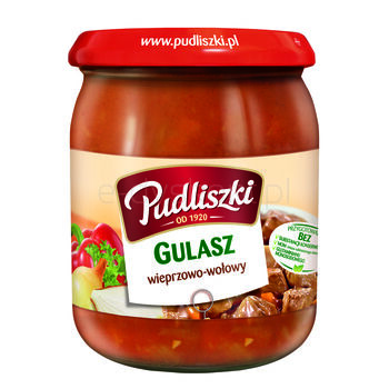 Pudliszki Gulasz Wieprzowo-Wołowy 500G