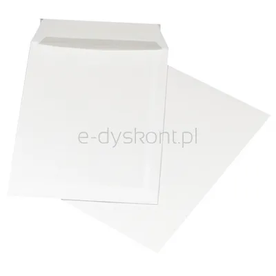 Koperty z taśmą silikonową OFFICE PRODUCTS, HK, C4, 229x324mm, 90gsm, 250szt., białe