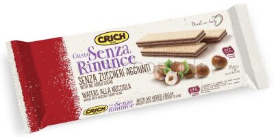Crich Wafelki z kremem z orzechów laskowych bez dodatku cukru 175 g