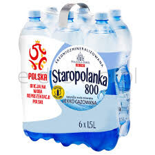 Staropolanka 800 Woda lekko gazowana 1,5lDRS SK