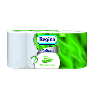 Papier Toaletowy Regina Delicate Aloe Vera 8 Rolek