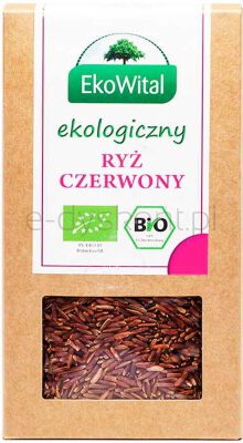 Ekowital Ryż Czerwony Pełnoziarnisty Bio 500 G