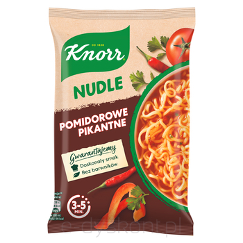 Knorr Nudle Pomidorowe Pikantne Zupa-Danie 63 G