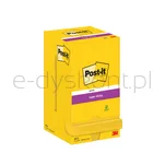 Karteczki Samoprzylepne Post-It® Super Sticky (654-S), 76X76Mm, 12X90 Kart., Żółte - 2