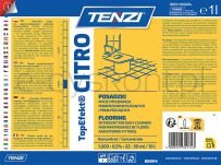 Tenzi Neutralny płyn do mycia posadzek Topefekt, zapach cytrusowy, Citro, 1l - 2