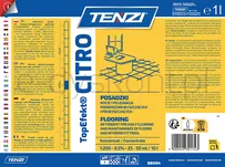 Neutralny płyn do mycia posadzek TENZI, Topefekt, zapach cytrusowy, Citro, 1l - 2