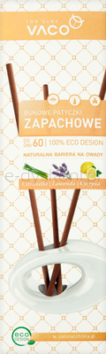 Eco Patyczki odstraszające komary i meszki (Citronella) - 3 szt.