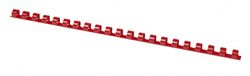 Office Products Grzbiety do bindowania A4, 10mm (65 kartek), 100 szt., czerwone [BIURO]