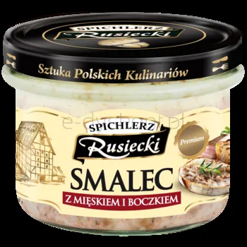 Spichlerz Rusiecki Smalec z mięskiem i boczkiem 160g