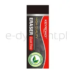 Gumka do ścierania KEYROAD, techniczna, 2 szt., blister, czarna - 2