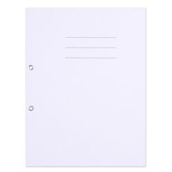 Office Products Skoroszyt Budget, Karton, Z Oczkiem, Nadruk, 1/1, A4, 250Gsm, Biały