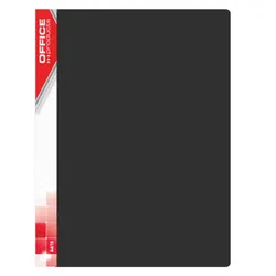 Office Products Teczka ofertowa PP, A4, 620mikr., 20 koszulek, Czarna 