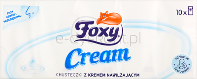 Foxy Chusteczki Higieniczne Cream 10Szt. Po 10