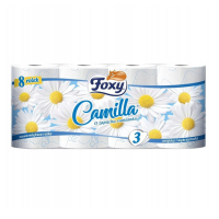 Foxy Papier toaletowy Camilla 8 rolek rumiankowy