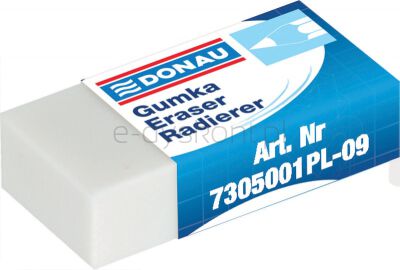Donau Gumka Uniwersalna 41X21X11Mm, Biała
