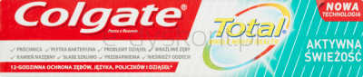 Colgate Pasta Do Zębów Total Aktywna Świeżość 75 Ml