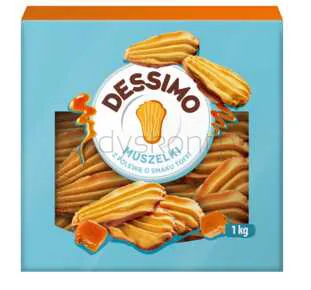 Ciastka Dessimo Kruche Z Polewą O SmakuToffi 1 Kg Mw Dobry Wybór Luz