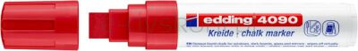 Edding Marker kredowy e-4090 4-15 mm, czerwony [BIURO]