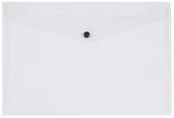 Q-Connect Teczka kopertowa zatrzask, PP, A4, 172mikr., przeźroczysta