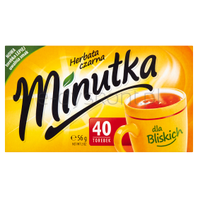 Minutka Herbata Czarna 40 Torebek