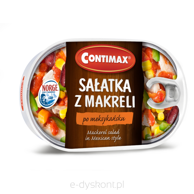 Contimax Sałatka Z Makreli Po Meksykańsku 170G 