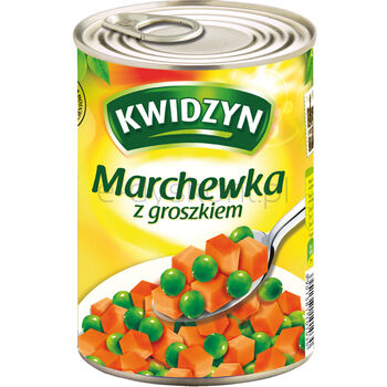 Kwidzyn Marchewka Z Groszkiem 400 G