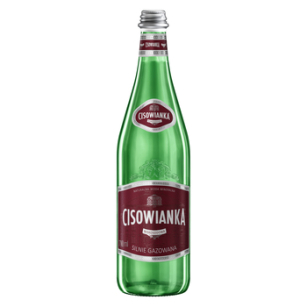 Naturalna woda mineralna CISOWIANKA silnie gazowana, szkło 700ml