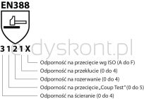 Rękawice spawalnicze Donau SAFETY DS-WELTIG, TIG, skóra kozia, rozm. 8/M, biało-szare - 5
