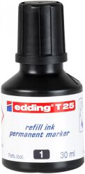 Edding Tusz Do Uzupełniania Markerów Permanentnych E-T25 Czarny 